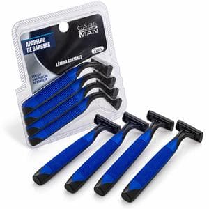 Kit com 4 aparelhos de barbear